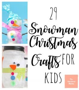 snowman christmas crafts