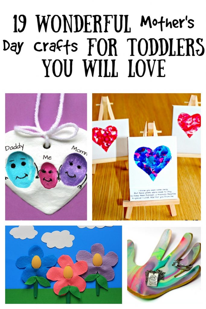 crafts for toddlers for mother's day