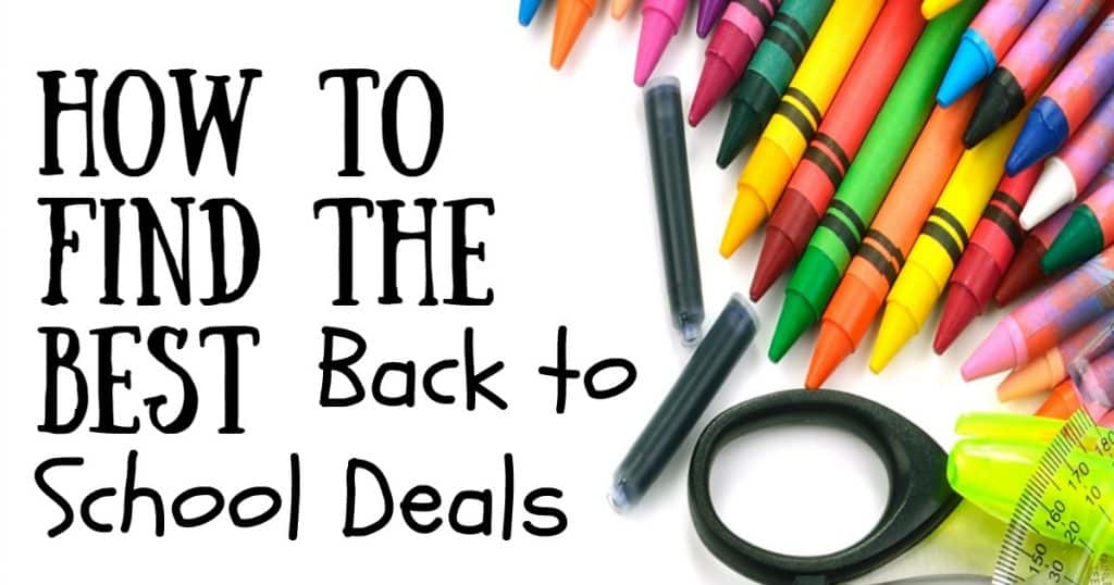 how to find the best back to school deals