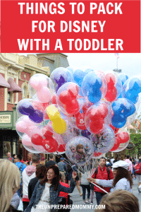 When you take your toddler to Disney, you will definitely have to bring these items with you. #disney #toddler