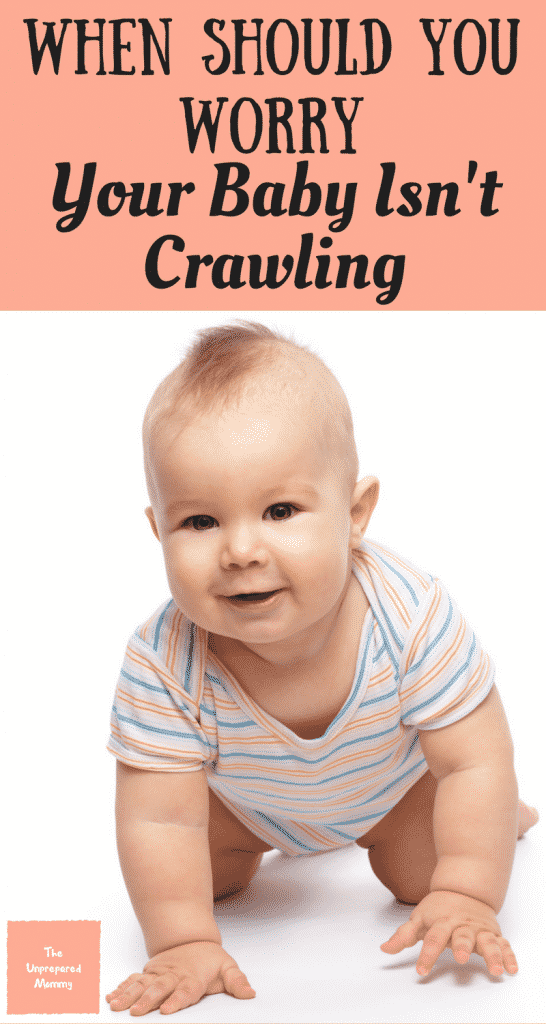 Sometimes we can feel overprotective of our children. But I say go with you gut and talk to your pediatrician when you worry your baby isn't crawling, yet.