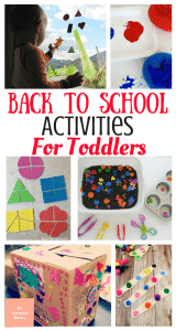 Toddlers spend a lot of time learning, too, so these back to school activities for toddlers will surely help their education!