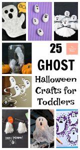 These ghost Halloween crafts for toddlers and preschoolers are simple and easy to make. If you are looking for Halloween craft ideas, look no further!
