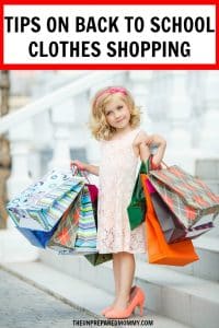 Learn how to make back to school clothes shopping a breeze with these tips. #backtoschool #shopping #kids #parenting