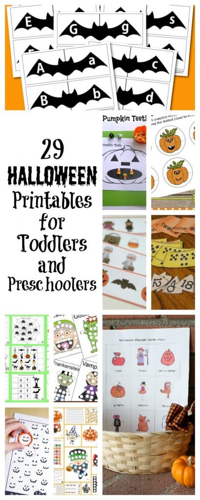 These free Halloween printables for toddlers and preschoolers are a sure way to entertain your little ones this holiday season.