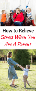 Being a parent can be stressful, especially when you aren't able to get alone time. Here are ways to relieve stress with your kids when you are a parent.