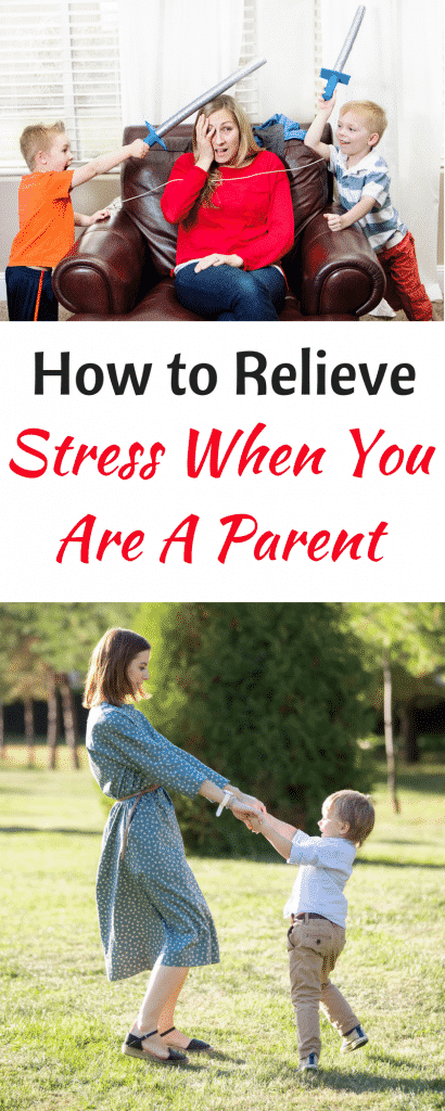 Being a parent can be stressful, especially when you aren't able to get alone time. Here are ways to relieve stress with your kids when you are a parent.