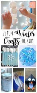 These 25 fun winter crafts are great for toddlers, preschoolers, and any kid with an imagination