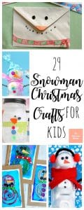 These snowman Christmas crafts for kids will definitely melt your heart!