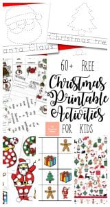 These wonderful, free Christmas printable activities for kids will have them entertained for hours! #Christmas #Christmasprintables #printablesforkids