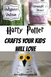 Harry Potter fans will love to do all of these Harry Potter crafts for kids! #kidscrafts #harrypotter