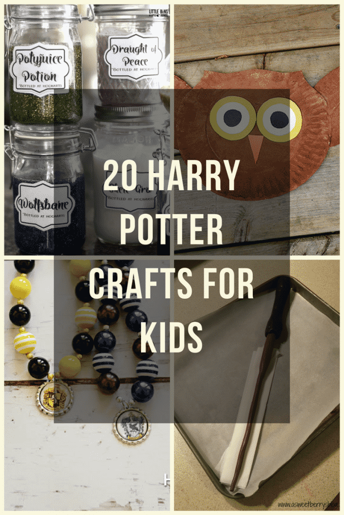 These Harry Potter crafts are a great way to incorporate some magic into your day! #harrypotter #kidscrafts