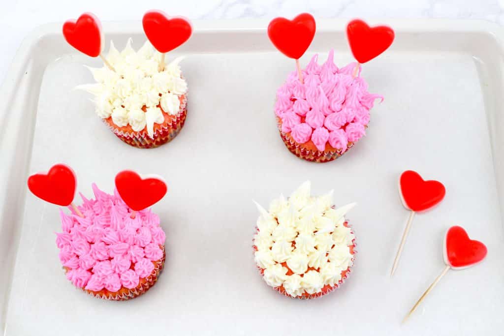 valentines cupcakes