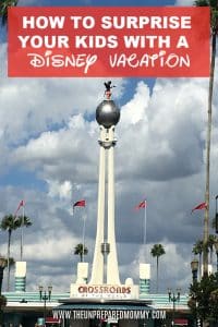 These are super fun ways for you to surprise your kids with a Disney vacation! #disney #disneyvacation #disneytips