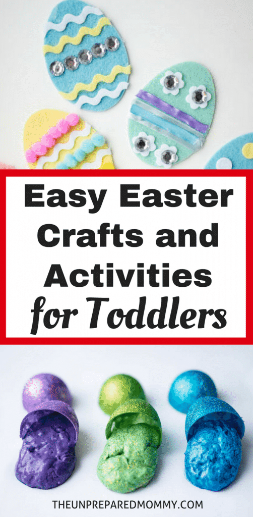 These fun and easy Easter crafts and activities for toddlers are sure to keep them busy for hours! Easter printables free activities #easter #eastercrafts #easterbunny #easteregg