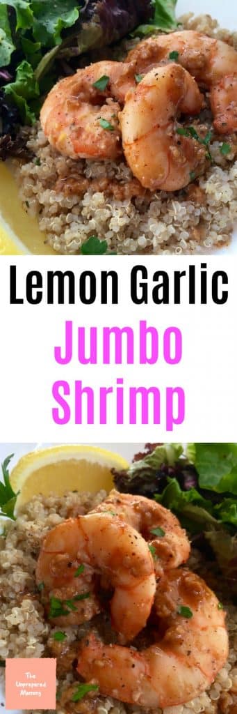 lemon garlic jumbo shrimp