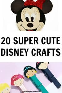 Have a magical time doing these super cute Disney crafts with your kids. #disney #crafts #kids #parenting