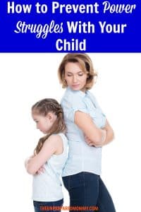 Learn how to prevent power struggles with your child. Prevent them from happening in the first place. #kids #parenting #parentingadvice #powerstruggle