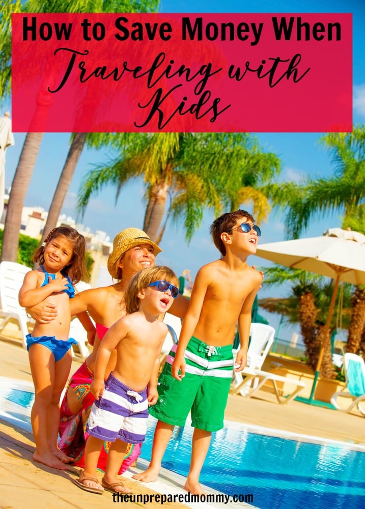Traveling with kids can get pretty expensive. Try these tips on saving money when traveling with kids. #travelingwithkids #kids #parenting