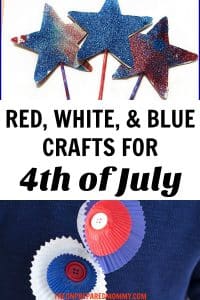 Enjoy celebrating 4th of July with these 4th of July crafts for toddlers! #kidscrafts #craftsforkids