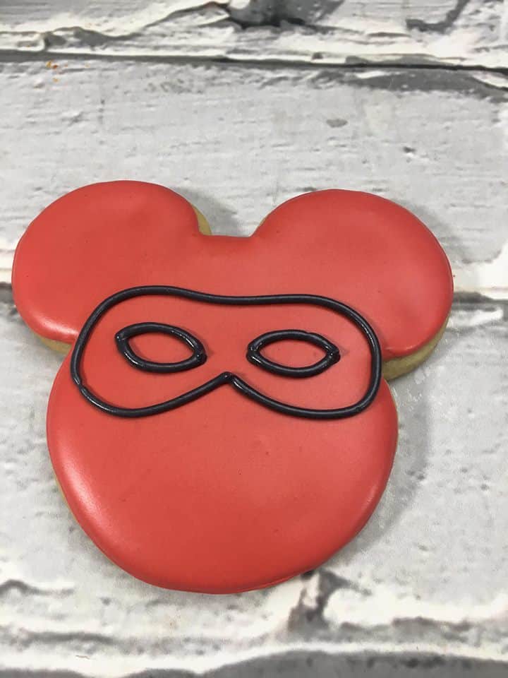 Incredibles Mickey Mouse cookies 