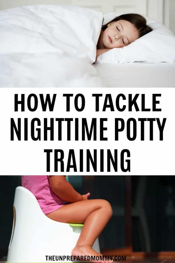 When your child is ready, follow these tips for nighttime potty training and you will be well on your way to success! #pottytraining #toddlers #kids #parenting